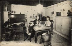 VINTAGE POSTCARD Dwarf Dwarves Villa of the dwarves