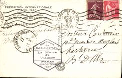 CPA Nain Nains Exposition internationale Paris 1937 Royaume de Lilliput 