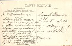 VINTAGE POSTCARD Uneven