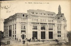Edificio de la oficina de correos de Dijon de la estación de la POSTAL de la VENDIMIA