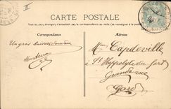 Estaciones y telégrafos de Toulon de la estación de la POSTAL de la VENDIMIA