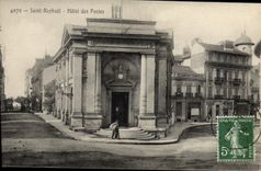 Edificio santo de la oficina de correos de Raphael de la estación de la POSTAL de la VENDIMIA