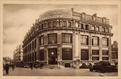 Edificio de la oficina de correos de Troyes de la estación de la POSTAL de la VENDIMIA