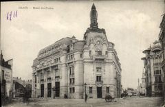 CPA Poste Dijon Hotel des Postes