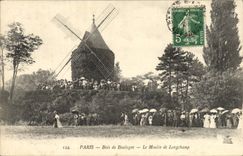 CPA Moulin a vent Paris Bois de Boulogne Le moulin de Longchamp 