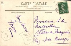 VINTAGE POSTCARD Bateau Fishes Cannes Tartane