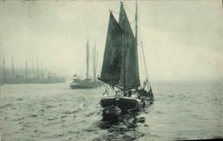 CPA Bateau Peche Marines 