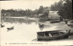 VINTAGE POSTCARD Bateau Fishes the Edges of Rancid the handle of Gauchais
