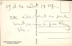 CPA Bateau Peche Saint Jean de Luz La maison de l'Infante 