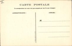 CPA Fantaisie Illustrateur Poulbot Victor Hugo Les miserables Cygne Swan