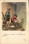 CPA Fantaisie Illustrateur Poulbot 