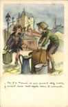 CPA Fantaisie Illustrateur Poulbot 