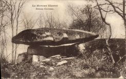 CPA Menhir Dolmen Chevresse Morvan