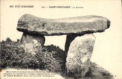 CPA Menhir Dolmen Saint Nectaire 