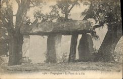 CPA Menhir Dolmen Draguignan La Pierre de la Fee