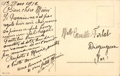 VINTAGE POSTCARD Fantasy Illustrator Brittany Children