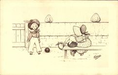 CPA Fantaisie Illustrateur Enfants