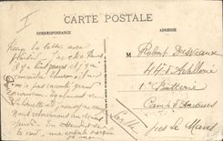 CPA Militaria Camp de Chalons Vue des tentes
