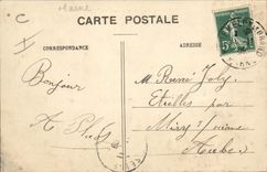 CPA Militaria La vie au camp Une revue de pied 