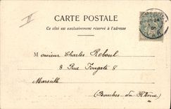 VINTAGE POSTCARD Militaria foreign officers with the Operations of army 1902