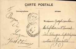 VINTAGE POSTCARD Militaria Camp of Larzac