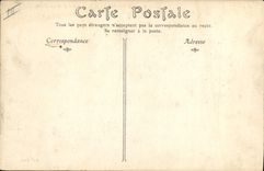 CPA Militaria Camp de la Courtine General et son Etat Major 