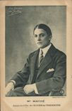 MODERN CARD Cinema Mr. Mathe in the role of Roger de Tremeuse