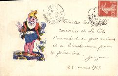 CPA Lutin Fantaisie 