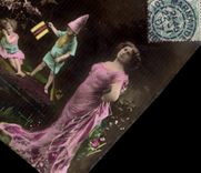 CPA Lutin Fantaisie Femme