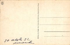 VINTAGE POSTCARD Post office building Chatelaillon La Poste