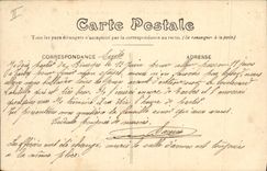 VINTAGE POSTCARD Bourges La Poste and public garden Post office building of the Berry Place