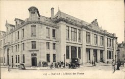 CPA Hotel des Postes Nancy Automobile 