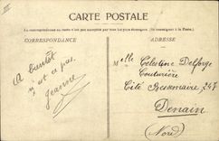 CPA Hotel des Postes Roubaix La Grande poste