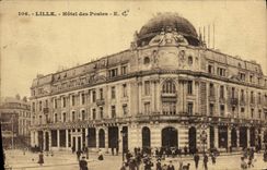 CPA Hotel des Postes Lille 
