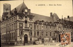 CPA Hotel des Postes Lisieux 
