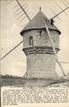 VINTAGE POSTCARD Guerande Windmill the mill of the devil by the pond of Creamy