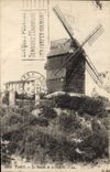 VINTAGE POSTCARD Windmill Paris Mill of Wafer