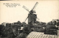 CPA Moulin a vent Paris Vieux Montmartre La Moulin de la Galette 