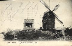 CPA Moulin a vent Paris Moulin de la Galette 