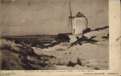 CPA Moulin a vent Decanis Ecole Provencale Le vieux moulin Musee de Longchamp Marseille