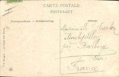 VINTAGE POSTCARD Bruges Windmill the door co. Cross