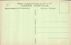 VINTAGE POSTCARD Bateau Fishes Departure of boats of sin