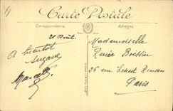 VINTAGE POSTCARD Bateau Fishes Crotoy the regattas has veil In race