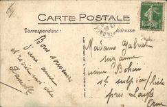 VINTAGE POSTCARD Bateau Fishes Holy Valery in Caux Chalutiers leaving the port