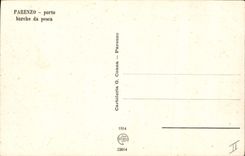 CPA Bateau Peche Parenzo porto barche da pesca 