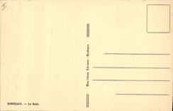 VINTAGE POSTCARD Bateau Fishes Bordeaux the roads