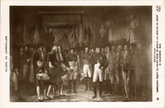 CPA Napoleon 1er Berthon Napoleon recoit au palais royal de Berlin les deputes du Senat