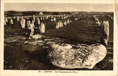 CPA Dolmen Menhir Carnac Les alignements du Menec