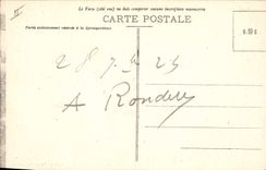 VINTAGE POSTCARD Dolmen Menhir Plouharnel Carnac Dolmen of Crucuno Children