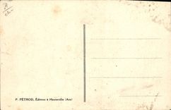 VINTAGE POSTCARD Fantaisie Illustrator a cure has Hauteville Ski